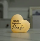 Adavas.y&g Never Forget That Love You Ceramic Led Heart Light Romantic. Fixed Price $34.83.