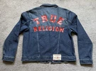 Rare True Religion Denim Jacket Mens Size Print Med Blue Comet Wash $184. Fixed Price $88.88.