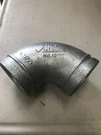 Victaulic No. 10 4"/60,3 90 Elbow Grooved Pipe Fitting Galvanized. Fixed Price $59.00.