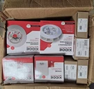 Kidde Fire Alarm Device Lot New KI-SB4 Ki-osd ED4VWF GSA-CC1 Ki-ablt Qty 28. Fixed Price $500.00.