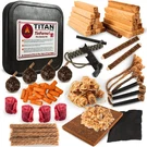 Titan Ppe Tinferno Fire Starting Kit 100PC Starter For Large, Black. Fixed Price $62.44.