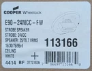 Cooper Wheelock E90-24MCC-FW Many Available Same Day Shipping. Fixed Price $69.99.