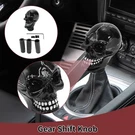 8.7CM Skull Automatic And Manual Shift Knob With 3 Adapter Resin Black 1 Set. Fixed Price $19.11.