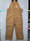 Carhartt Fr Duck Bib Overalls Mens 30X28 Brown Flame Resistant Workwear. Fixed Price $118.99.