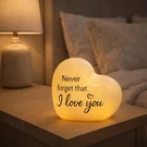 Adavas.y&g Never Forget That Love You Ceramic Led Night Light Romantic. Fixed Price $47.61.