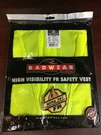 Radians Class High Visibility Safety Vest Pockets SV25-2ZGM 3X Fire Retardant. Fixed Price $19.99.