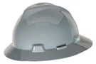 Msa Safety Works V Gard Slotted Full Brim Hard Hat Gray With Fas Trac Iii. Fixed Price $24.99.