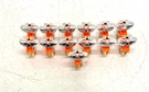 New Lot Of 13 Tyco TY3331 1/2" Chrome Sidewall Fire Sprinkler Head 286F Qr 74D. Fixed Price $75.00.