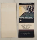 Matchcover Usa Miami Florida Triangle Emergency Fire Equipment Ansul. Fixed Price $10.00.