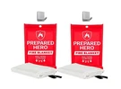 Prepared Hero Set Of 2 Fire Blankets Hooks Emergency Kitchen Safety. Fixed Price $36.99.
