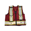 Professional Viking 1000D Red Surveyor Vest L! Vi-brance Class 2!!. Fixed Price $64.95.