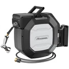 Heavy Duty Garden Hose 5/8 100 Ft Retractable Wall Mount Black Hozereel. Fixed Price $299.99.