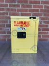 Securall 4 Gallon Flammable Liquid Storage Cabinet W/ Soft Close Door, Shelf. Fixed Price $180.00.