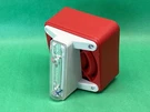 Federal Signal Fire Alarm 450E Horn + V1971 Strobe Wall Mount - Untested. Fixed Price $65.00.