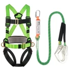 Qfu Safety Harness Fall Protection Kit Full-body Roof Work Rescue Equipment Gree. Fixed Price $62.48.