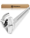 Ironwalls Door Push Bar Panic Exit Device Aluminum Handle Lever Silver 32-47". Fixed Price $79.99.