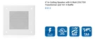 Atlas Sound B161-4 Ceiling Speaker. Fixed Price $68.69.