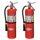 Amerex B456, 10LB Abc Dry Chemical Extinguisher, Aluminum Valve, Hanger, 2 Pack. Fixed Price $200.00.