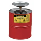 Justrite 10308 Plunger Can, Gallon Capacity, Galvanized Steel, 5 In. Fixed Price $85.99.