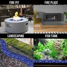 Skyflame High Luster 10LBS Glass For Pit Fireplace Landscaping 1/2". Fixed Price $24.99.