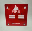 Simplex Space Age Electronics YJ1263 Fire Alarm Red Iam Module 4" Cover Plate. Fixed Price $15.00.