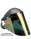 Delta Plus High Heat Gold Hardcoated Lexan Face Shield 10" 18.5" 2MM Safety. Fixed Price $50.00.