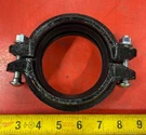 3" Jng Tech Flexible Coupling XGQT2 300PSI With Gasket Ductile Iron Black Paint. Fixed Price $13.75.