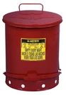 Justrite Mfg. Co. 09500 Owc Foot Red - 14 Gallon Oily Waste Can With Lever. Fixed Price $127.14.