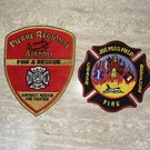 South Dakota Airport Fire Protection Patches. Lot Of 2. Fixed Price $18.00.