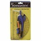 A+ Homework Safety Compass 6" Protractor. Fixed Price $7.49.