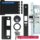 Summit Doorware Storefront Mortise Deadlatch Lock & Exit Paddle Handle Kit. Fixed Price $188.36.
