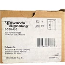 Edwards Signaling 6536-G5 Mini Horn Strobe 24V Ac/dc Clear Lens. Fixed Price $95.00.