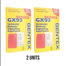 Qty Gentex GX93-W 12/24V Remote Audible Signaling Appliance Part 904-1277-002. Fixed Price $18.00.