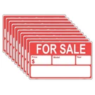 10 Pcs Car For Sale Sign Sticker - 25 Cm X 15 Self Adhesive Vinyl. Fixed Price $17.77.