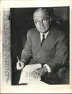 1950 Press Photo President Harry S. Truman Signs National Emergency Document, Dc. Fixed Price $24.99.