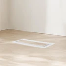 Zion Flush Mount Floor Register 3" X 10" White Modern Air Vent For Ac And Hea.... Fixed Price $48.59.