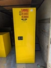 Flammable Safety Liquid Storage Cabinet Slimline 22 Gal Self Closing Door. Fixed Price $900.00.