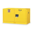 Justrite 891720 Hazardous Material Storage Cabinet, Gal, Shelves, Steel,. Fixed Price $1470.95.