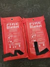 4 Emergency Fire Blankets - 1MX1M. Fixed Price $14.99.