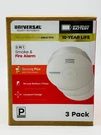 Universal Security Instruments (3-PACK) 10-YR Battery Mini Smoke & Fire Detector. Fixed Price $44.99.
