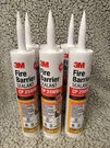 3M Cp 25WB+ Fire Barrier Caulk - 10.1OZ Lot Of 6. Fixed Price $49.99.