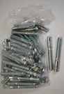 Lot 58 Powers Power-stud Wedge Expansion Anchor 5/8" 5" 3" Thread Zinc Plated. Fixed Price $86.85.