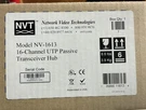 Nvt NV1613 Channel Passive Video Transceiver Stub Hub. Fixed Price $150.00.
