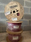 Belden 5020UL 002 Red Fire Alarm Cable 1000FT, 12 Awg, 2C Free Shipping. Fixed Price $500.00.