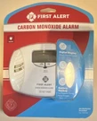 First Alert Carbon Monoxide Alarm Digital Display Plug-in Battery Backup 1039746. Fixed Price $14.00.