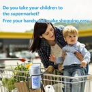 Shopping Cup Holder, Hanging For Carts, Black, Stain.... Fixed Price $20.93.