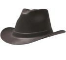 Occunomix VCB200-06 Vulcan Cowboy Style Hard Hat With Ratchet Suspension, Black,. Fixed Price $30.05.