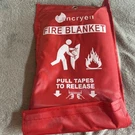 Lancryen Emergency Fire Blanket, Extinguisher Suppression. Fixed Price $8.00.
