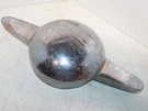 Brass/chrome Akron Domed Intake Cap Engine Cover Fire Steamer #6. Fixed Price $90.00.