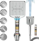 Filtered Shower Head With Handheld High Pressure 6 Modes, 120 Anti-clog Nozzle. Fixed Price $42.63.